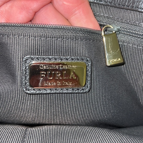 FURLA LEATHER HANDBAG - Picture 10 of 10